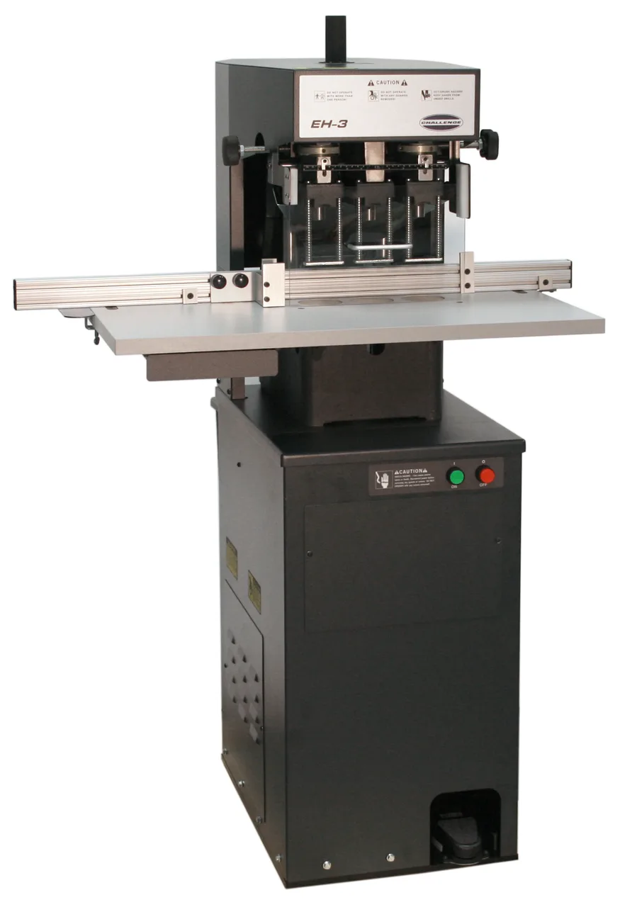 Challenge EH-3 Three-Spindle Paper Drill
