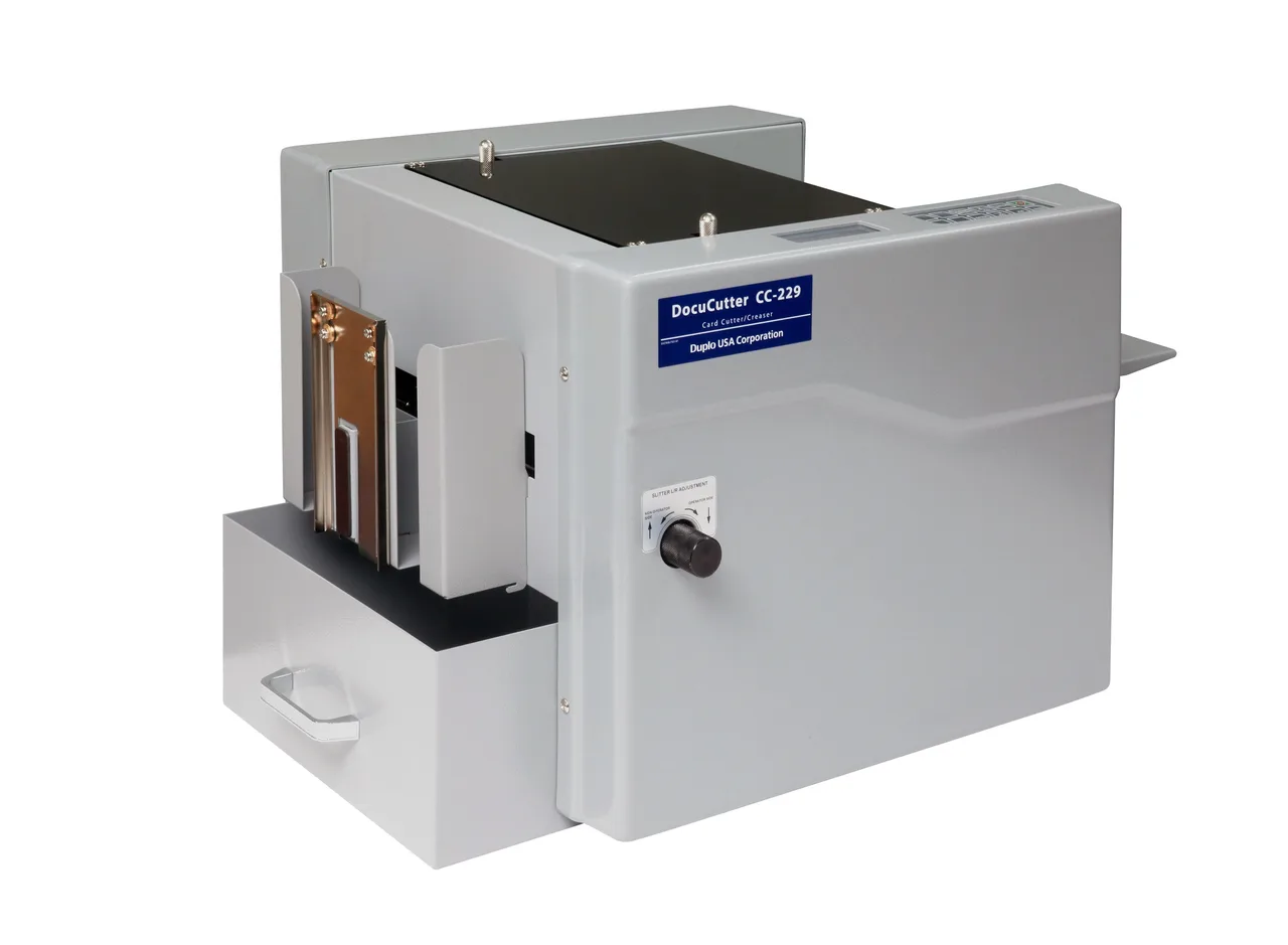 Duplo CC-229 Card Cutter/Creaser