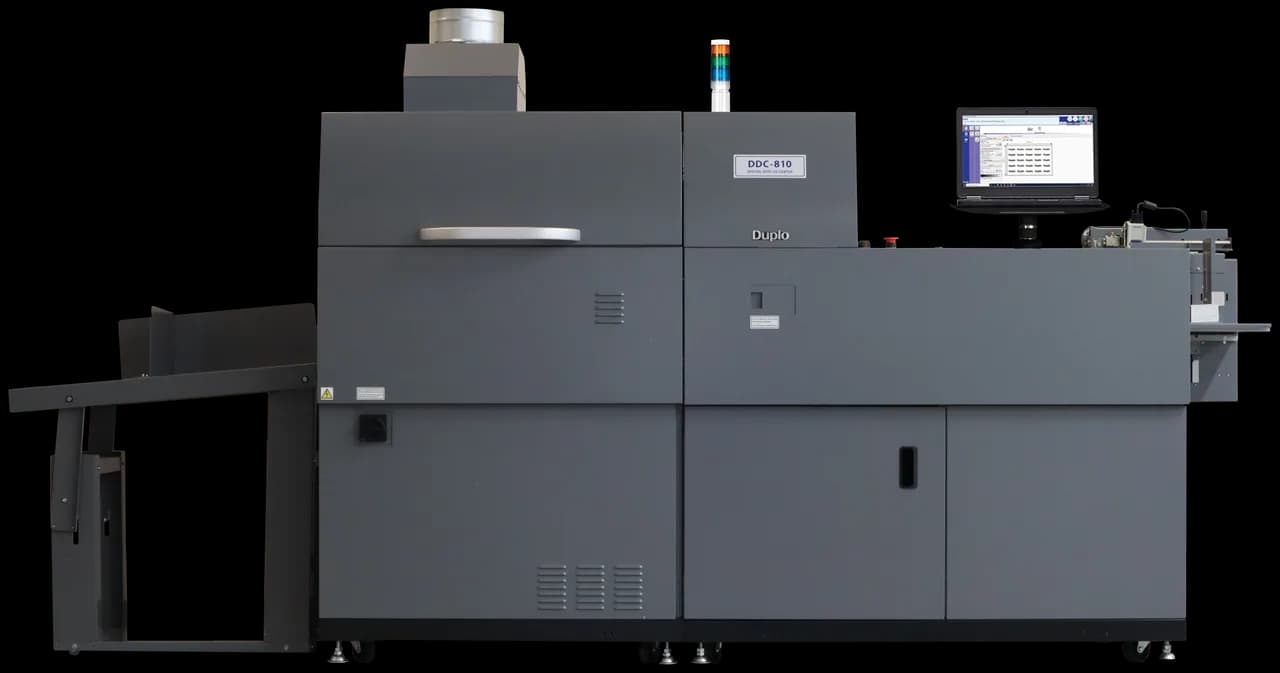 Duplo DuSense DDC-810 PRO Raised Spot UV Coater